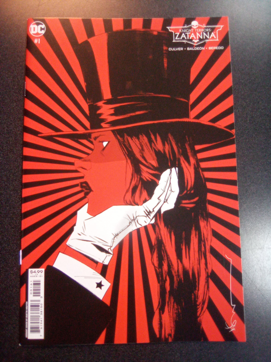 Knight Terrors Zatanna #1 (Of 2) Cover D Dustin Nguyen Midnight Card Stock Variant