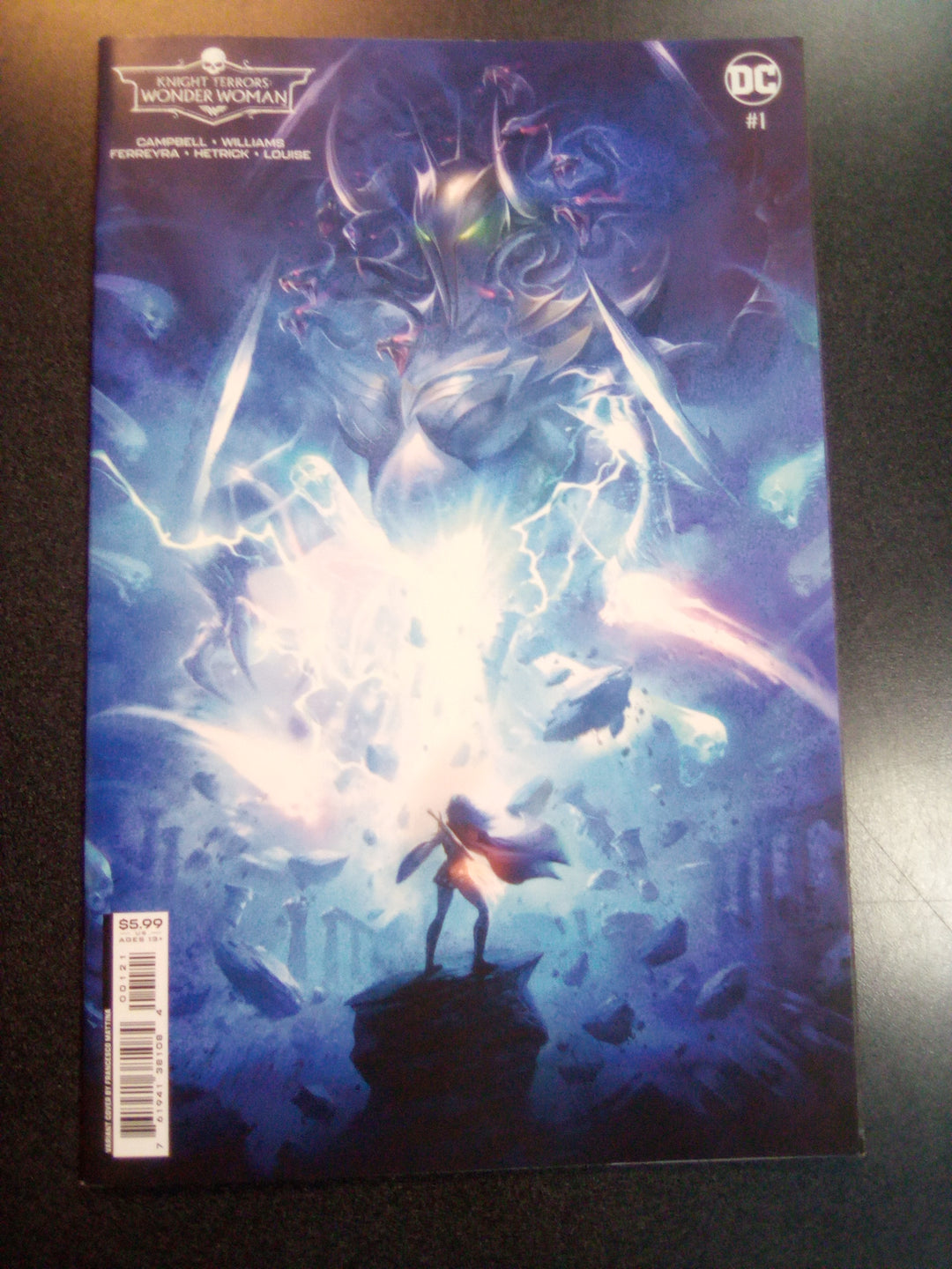 Knight Terrors Wonder Woman #1 (Of 2) Cover B Francesco Mattina Card Stock Variant