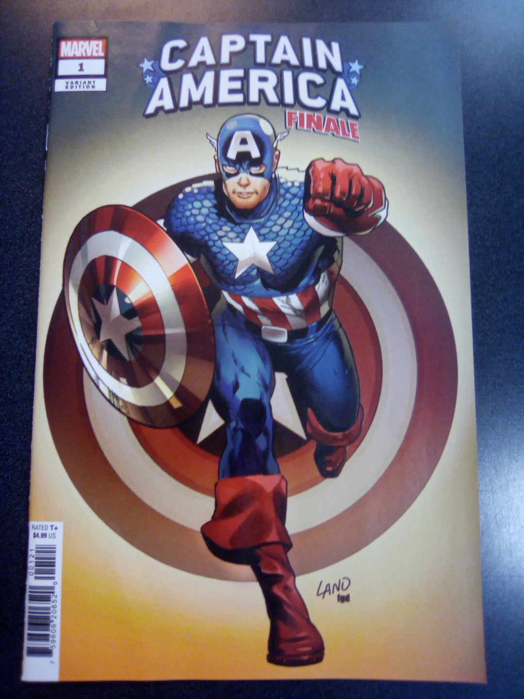 Captain America Finale #1 Greg Land Variant