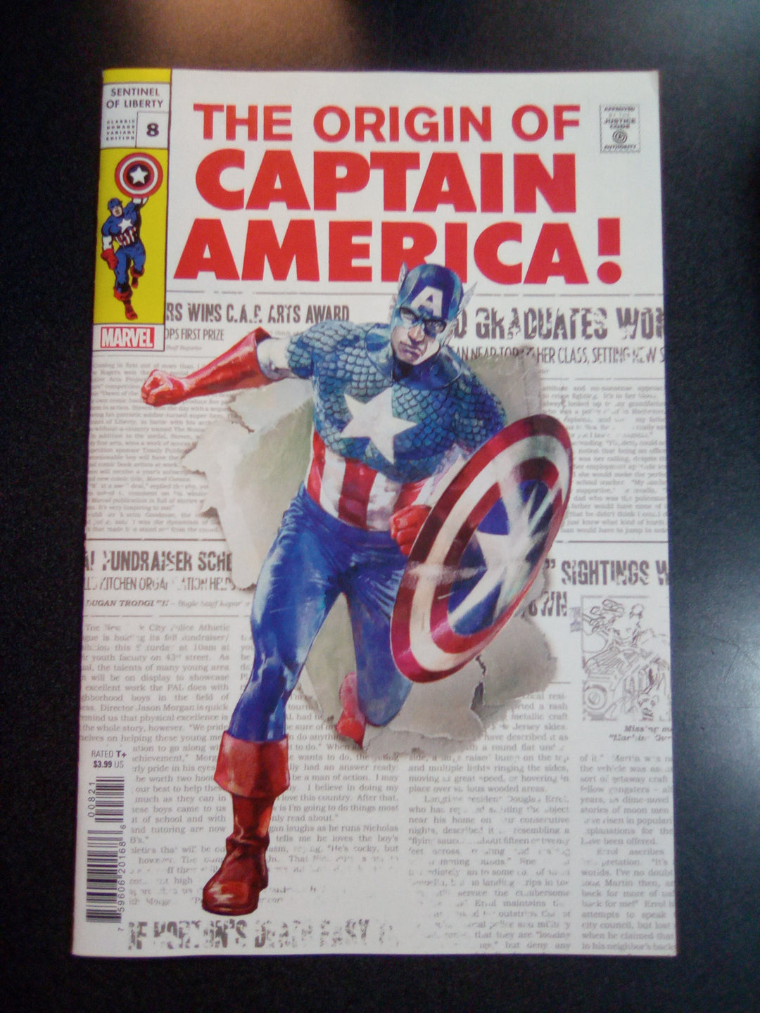 Captain America Sentinel Of Liberty #8 Classic Homage Variant