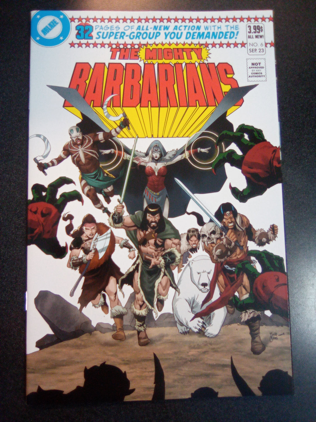 Mighty Barbarians #6 Cover D Casas Homage