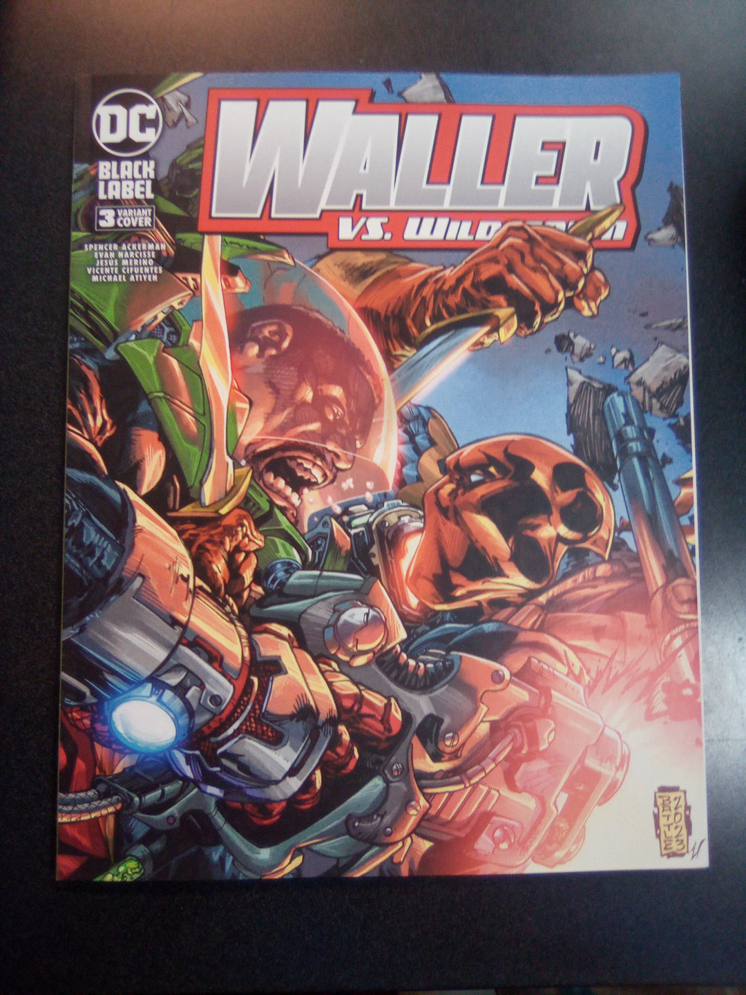 Waller vs Wildstorm #3 (Of 4) Cover B Eric Battle Variant