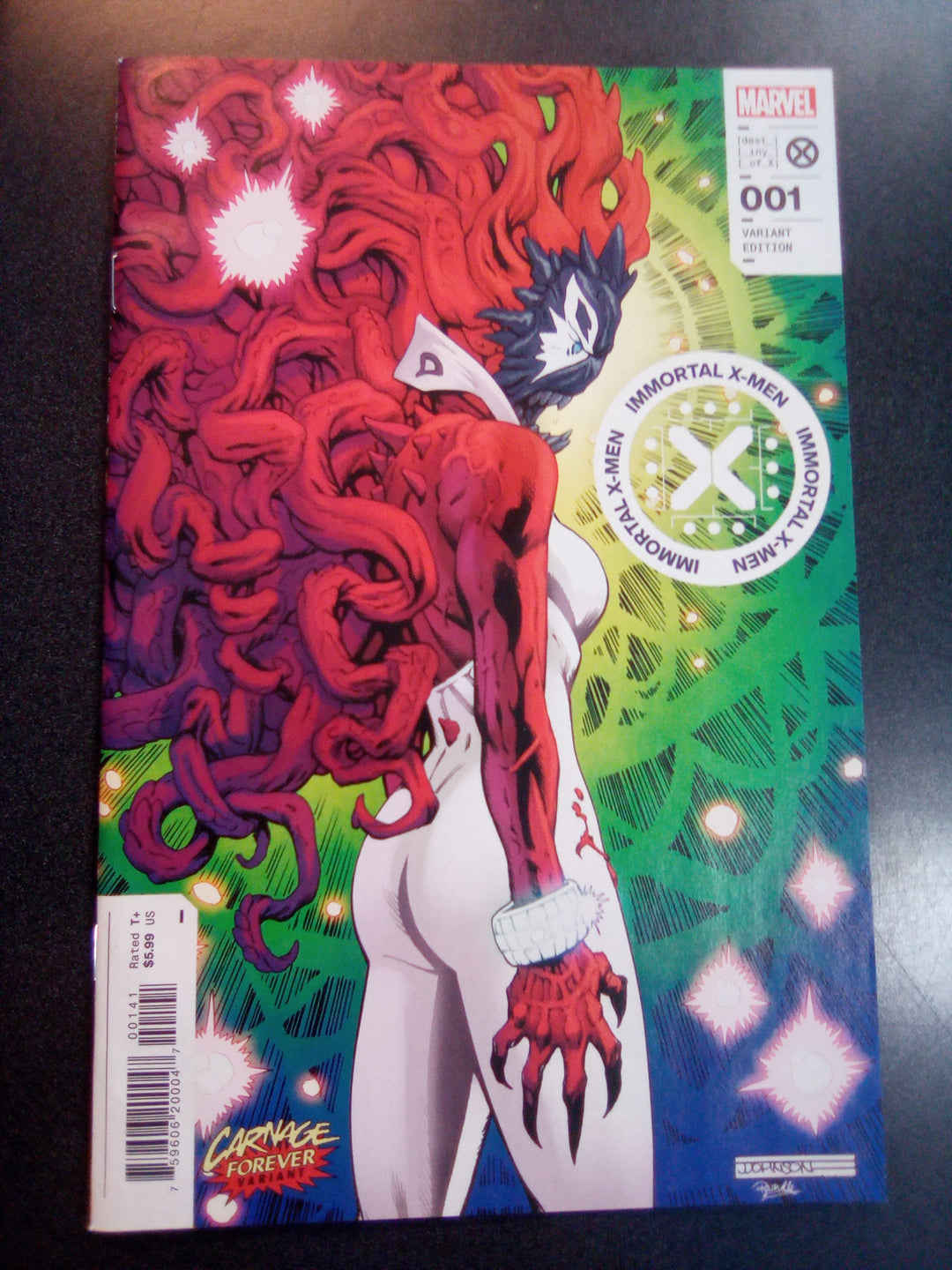 Immortal X-Men #1 Jeff Johnson Carnage Forever Variant