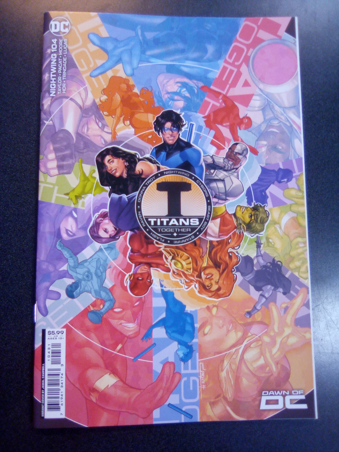 Nightwing #104 Cover C Jamal Campbell Card Stock Variant