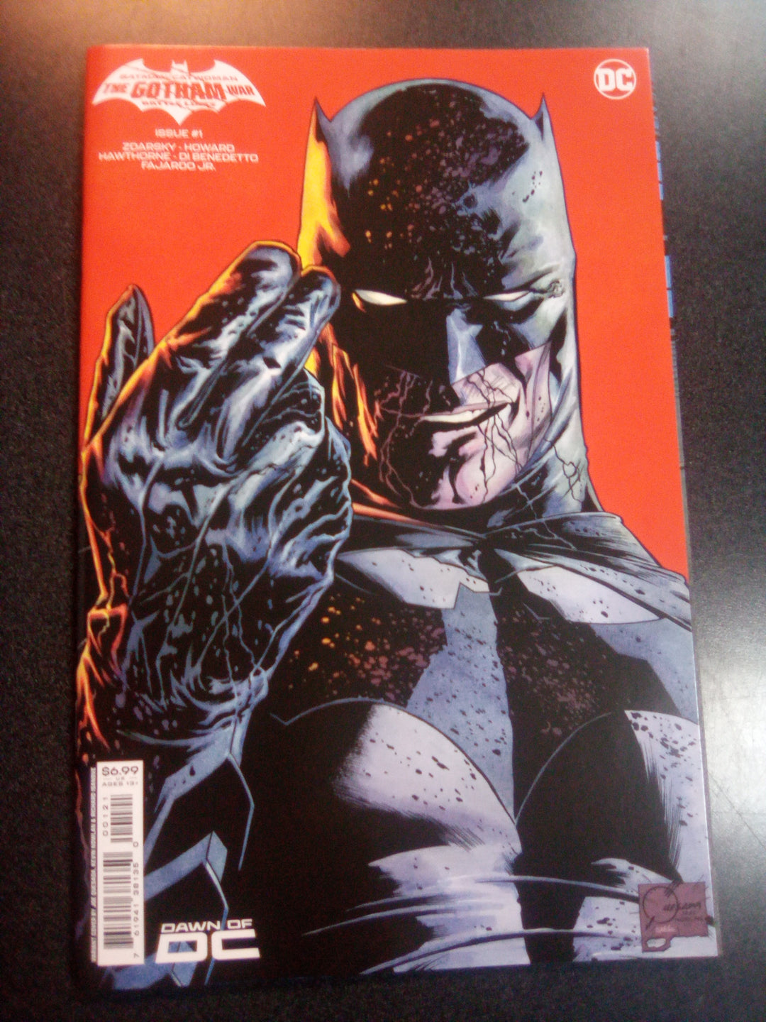 Batman Catwoman The Gotham War Battle Lines #1 (One Shot) Cover B Joe Quesada Card Stock Variant