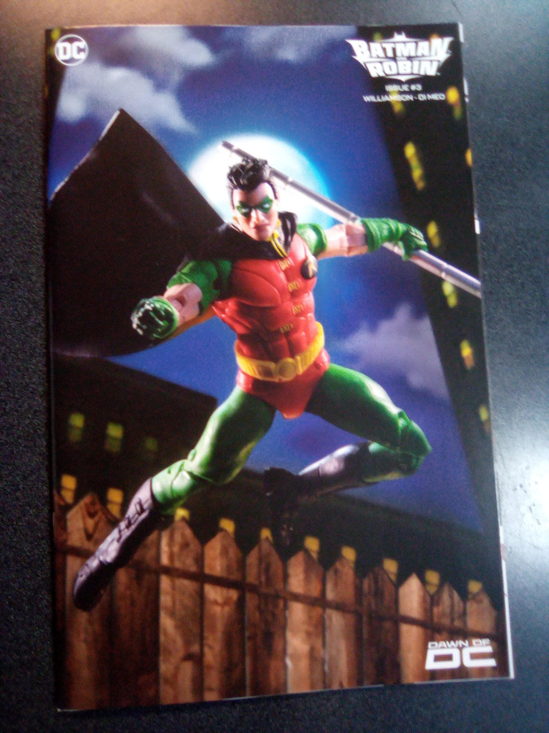 Batman And Robin #3 Cover D Robin McFarlane Toys Action Figure Card Stock Variant