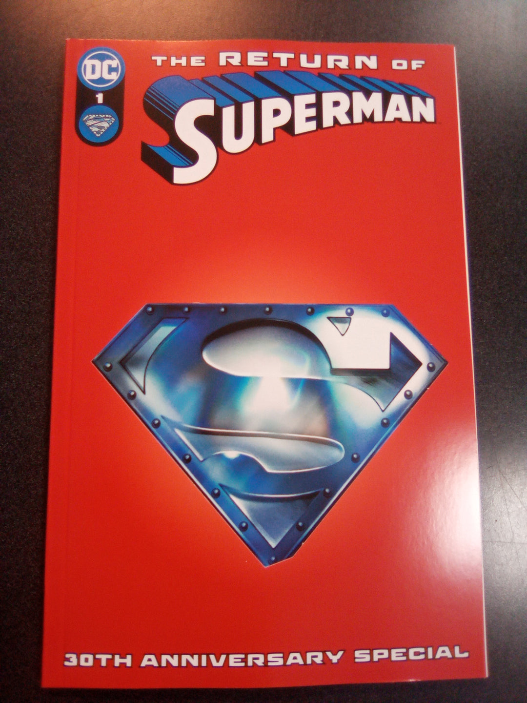 Return Of Superman 30th Anniversary Special #1 (One Shot) Cover C Dave Wilkins Steel Die-Cut Variant