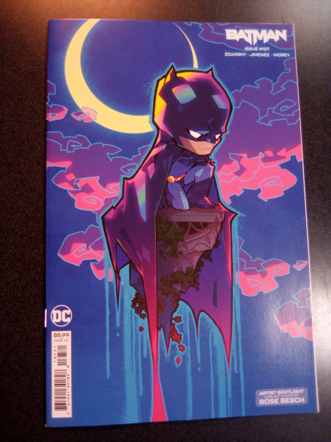 Batman #137 Cover D Rose Besch Creator Card Stock Variant (Batman Catwoman The Gotham War)