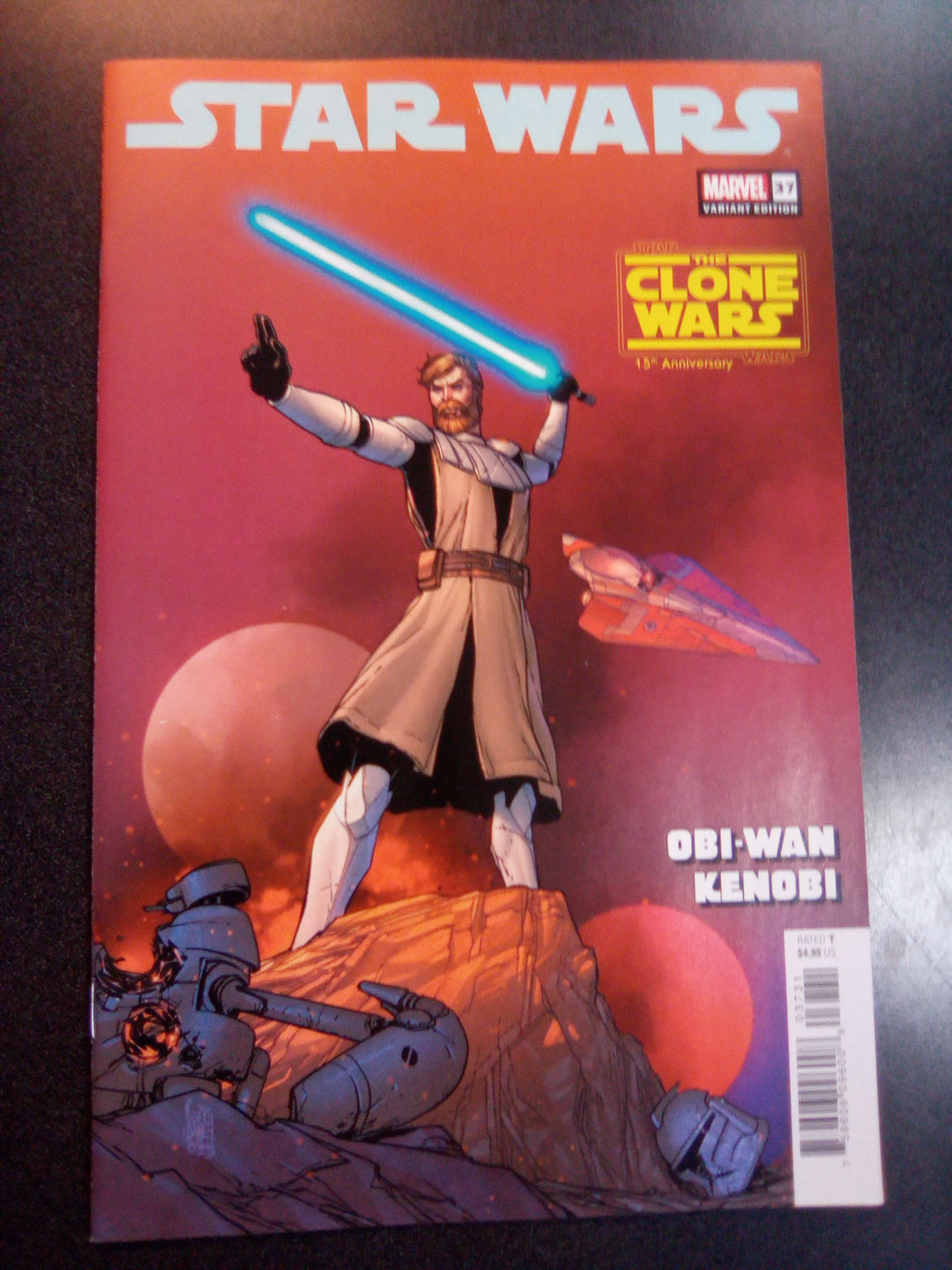 Star Wars #37 Giuseppe Camuncoli Obi-Wan Star Wars Clone Wars 15th Anniversary Variant