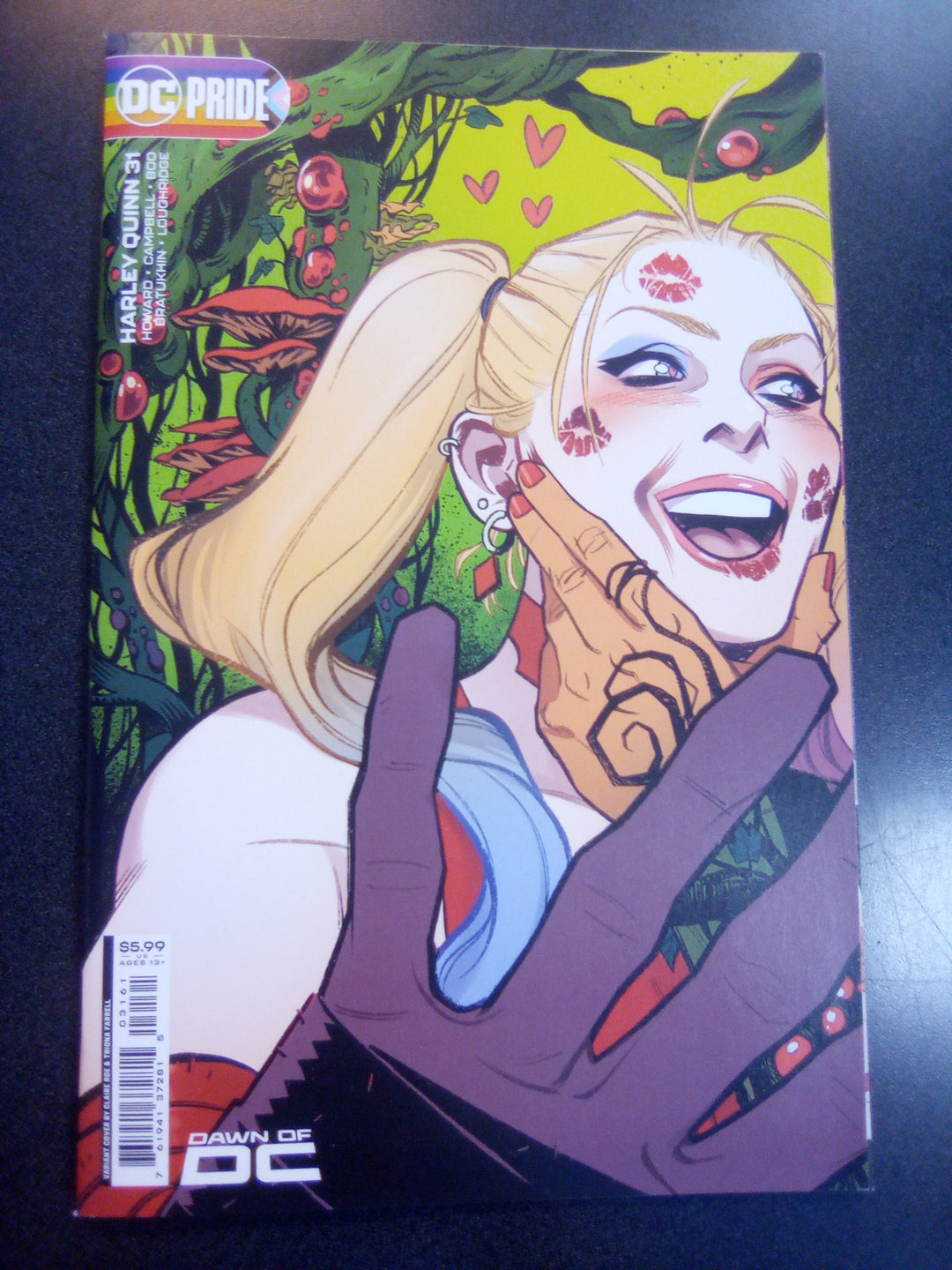 Harley Quinn #31 Cover C Claire Roe DC Pride Connecting Harley Quinn Card Stock Variant (2 Of 2)