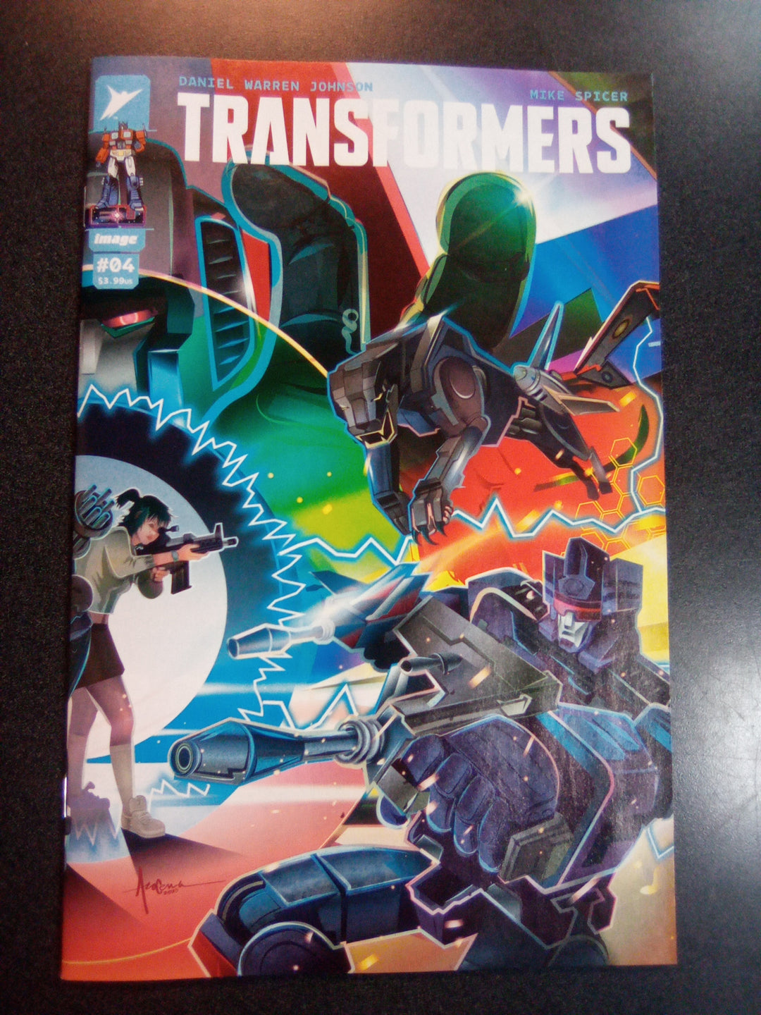 Transformers #4  Cover C 1 in 10 Orlando Arocena Variant