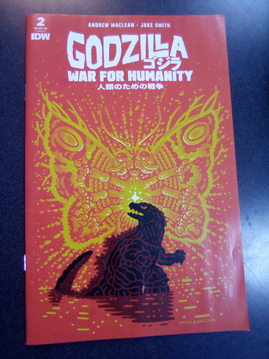 Godzilla War For Humanity #2 Cover A Maclean