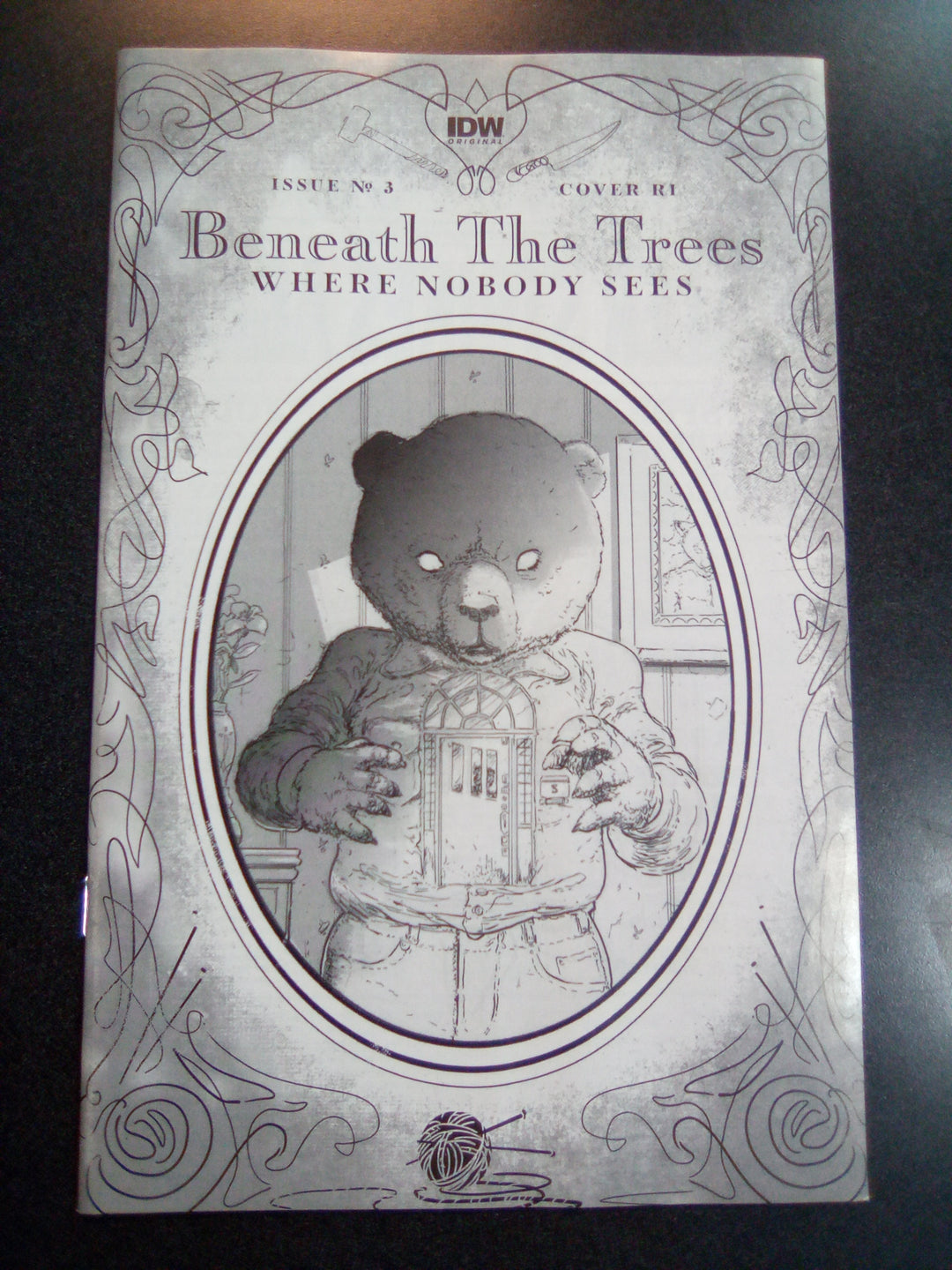 Beneath The Trees Where Nobody Sees #3 Variant Ri (25) (Rossmo Storybook Variant  Black & White)