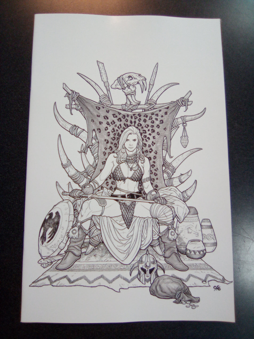 Savage Red Sonja #4 Cover I 20 Copy Variant Edition Cho Line Art Virgin