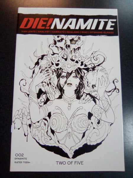 Die!Namite #2 1:20 Momoko B&W Variant