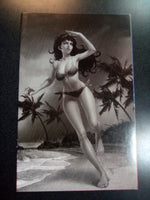 Bettie Page #2 15 Copy Yoon B&W Virgin Foc Variant