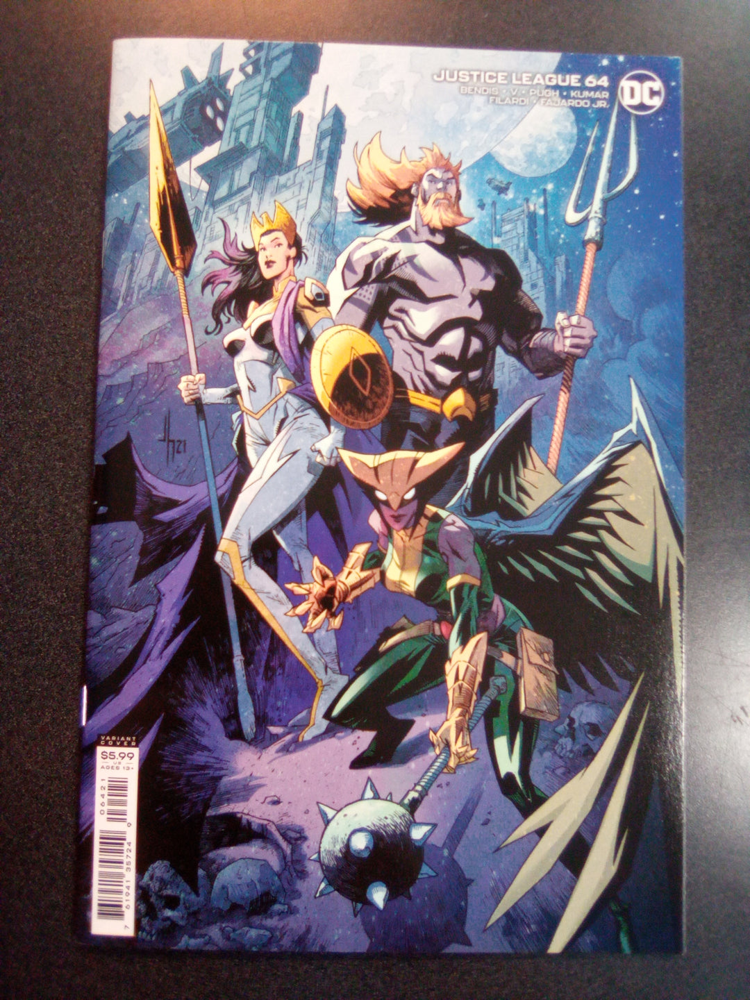 Justice League #64 Cover B Cardstock Howard Var