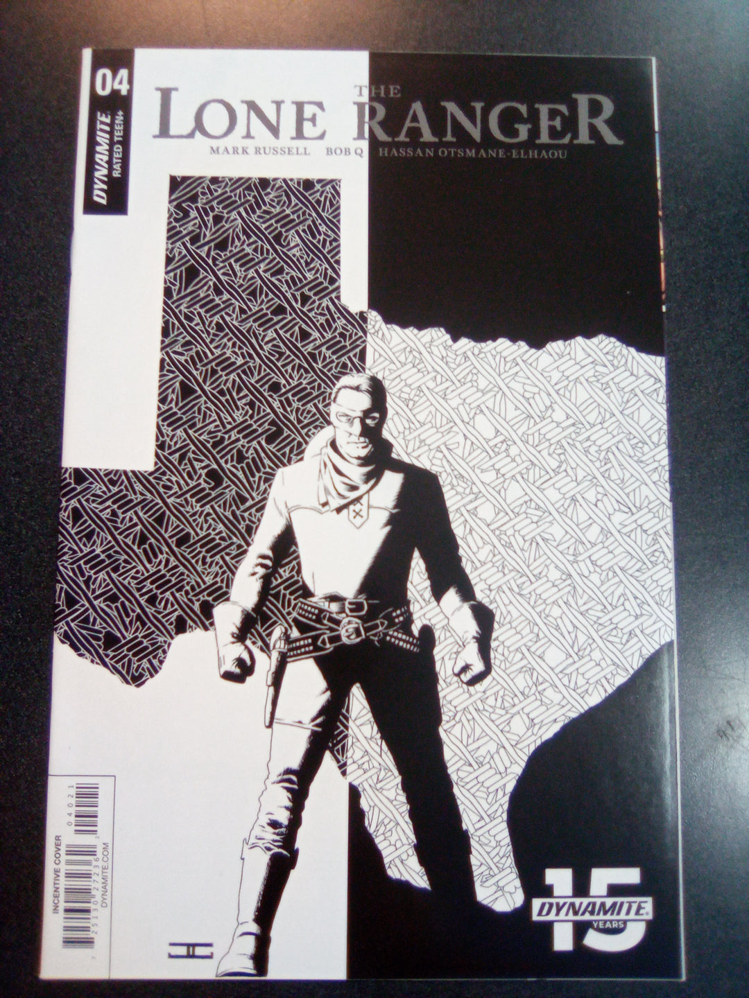 Lone Ranger Vol 3 #4 1:10 Cassaday B&W Variant