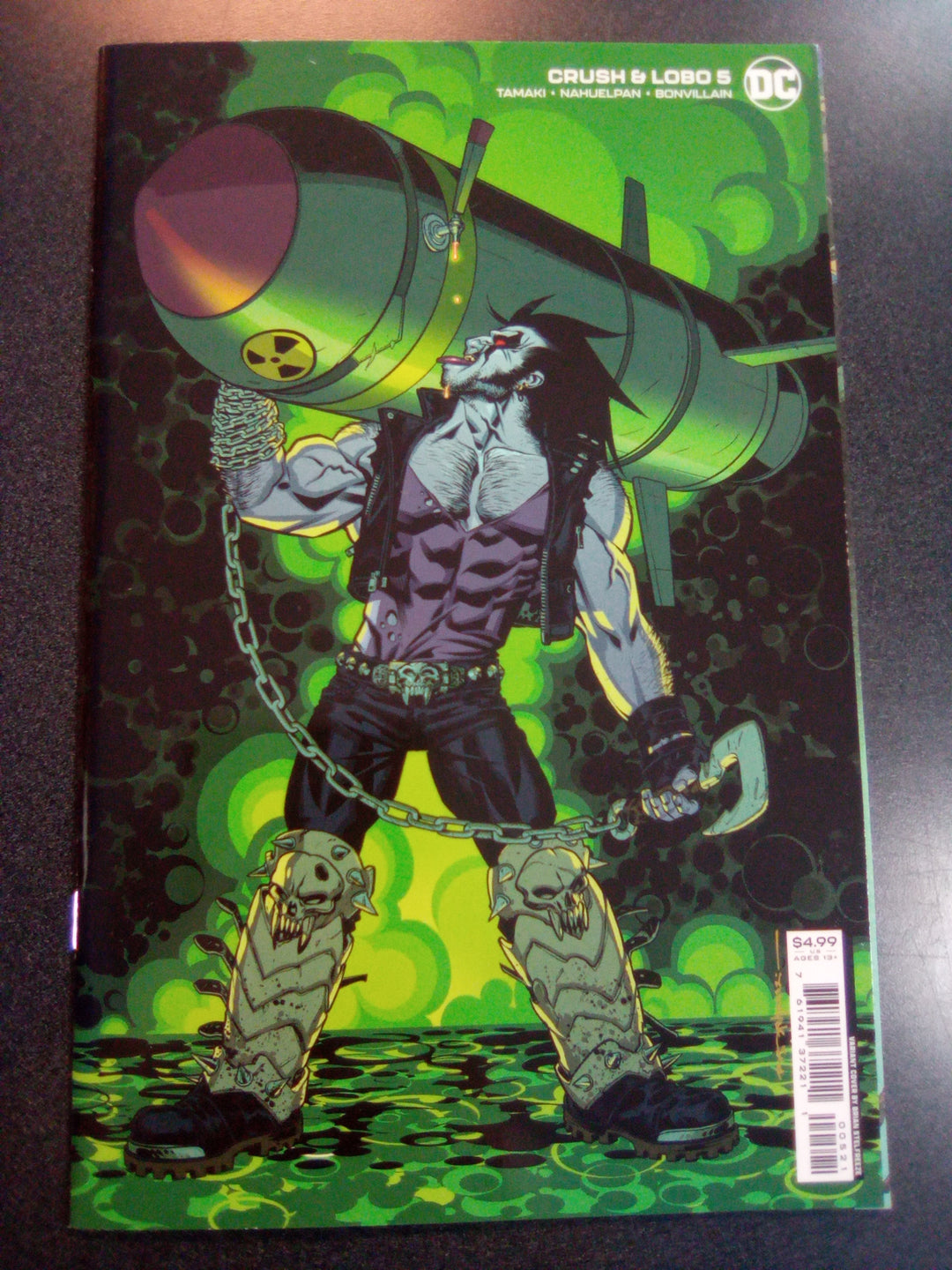 Crush & Lobo #5 (Of 8) Cover B Stelfreeze Card Stock Variant