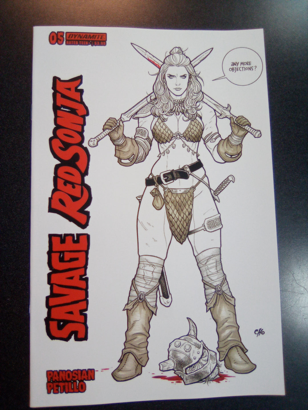 Savage Red Sonja #5 Cover G 15 Copy Variant Edition Cho Line Art