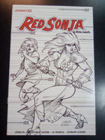 Red Sonja (2021) #2 Cover I 1:25 Variant Linsner B&W