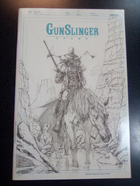 Gunslinger Spawn #1 Cover H 1:50 Variant Capullo Sketch Cover