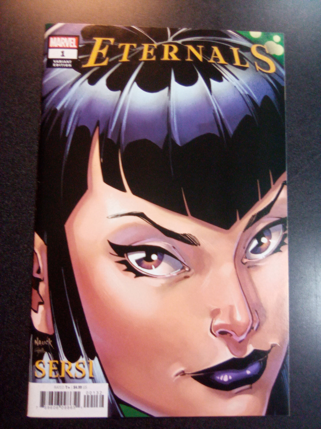 Eternals #1 Nauck Headshot Variant