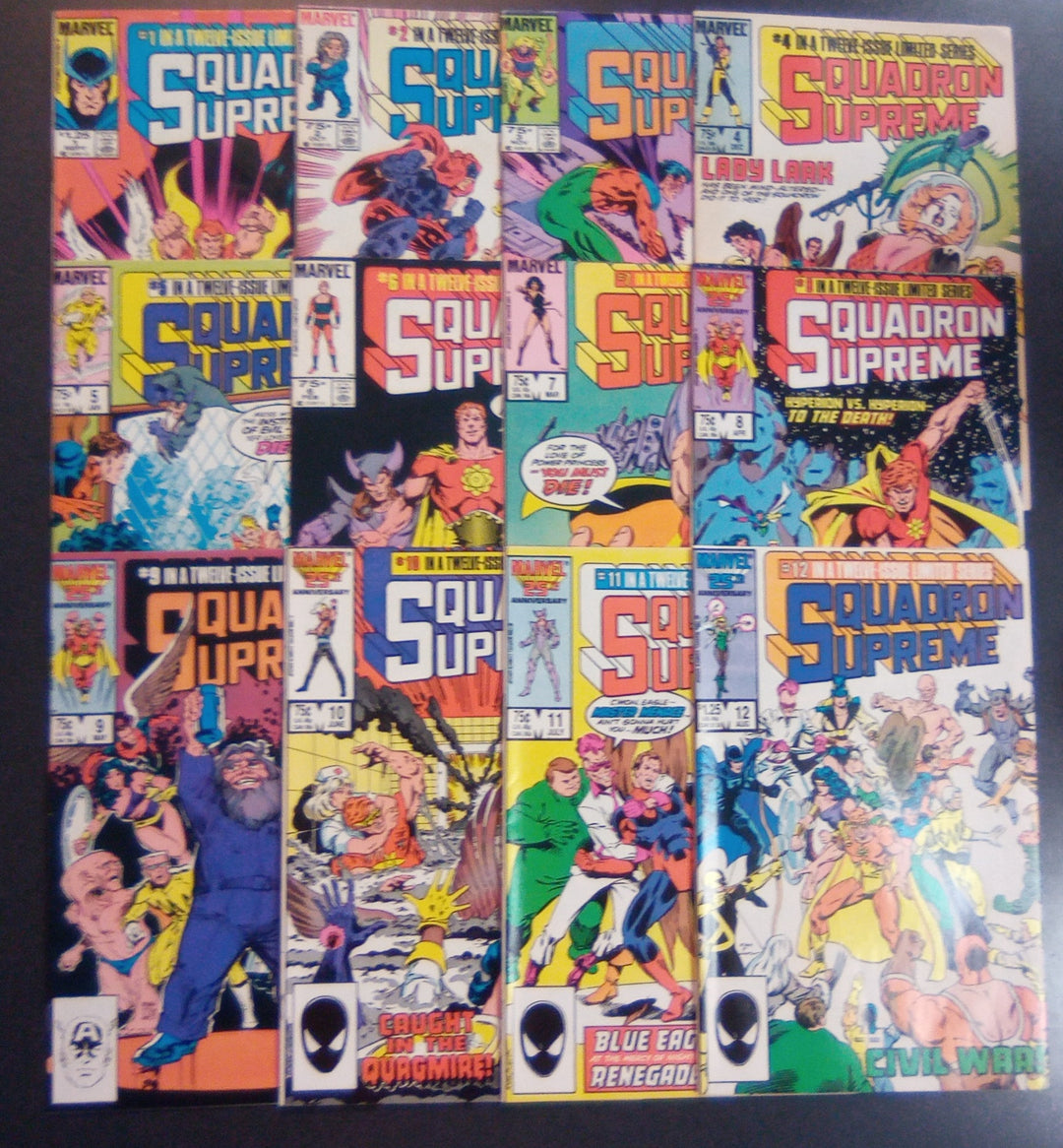 Squadron Supreme #1 - 12 Set VF/NM