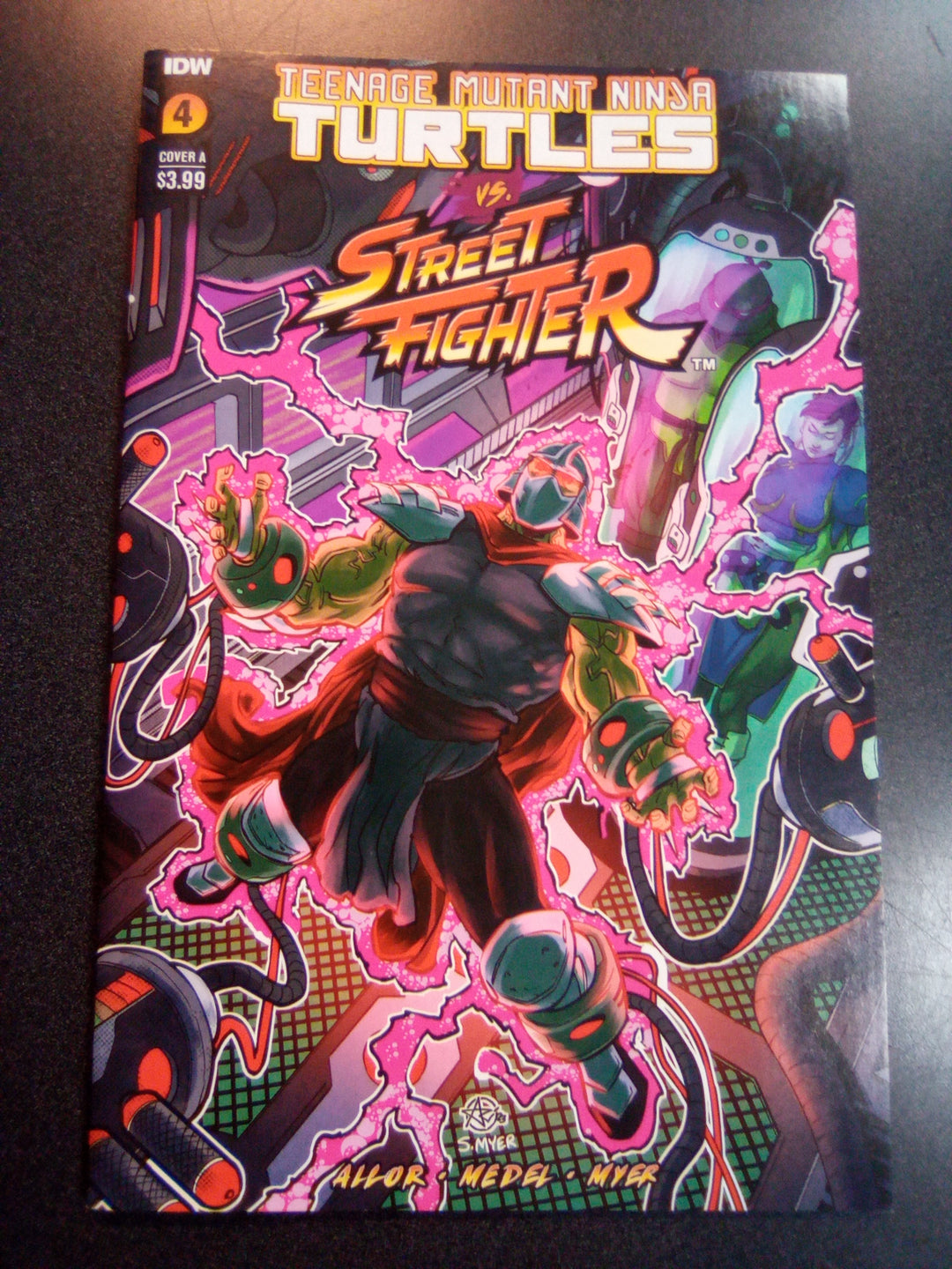 Teenage Mutant Ninja Turtles vs. Street Fighter #4 (Of 5) Cover A Medel