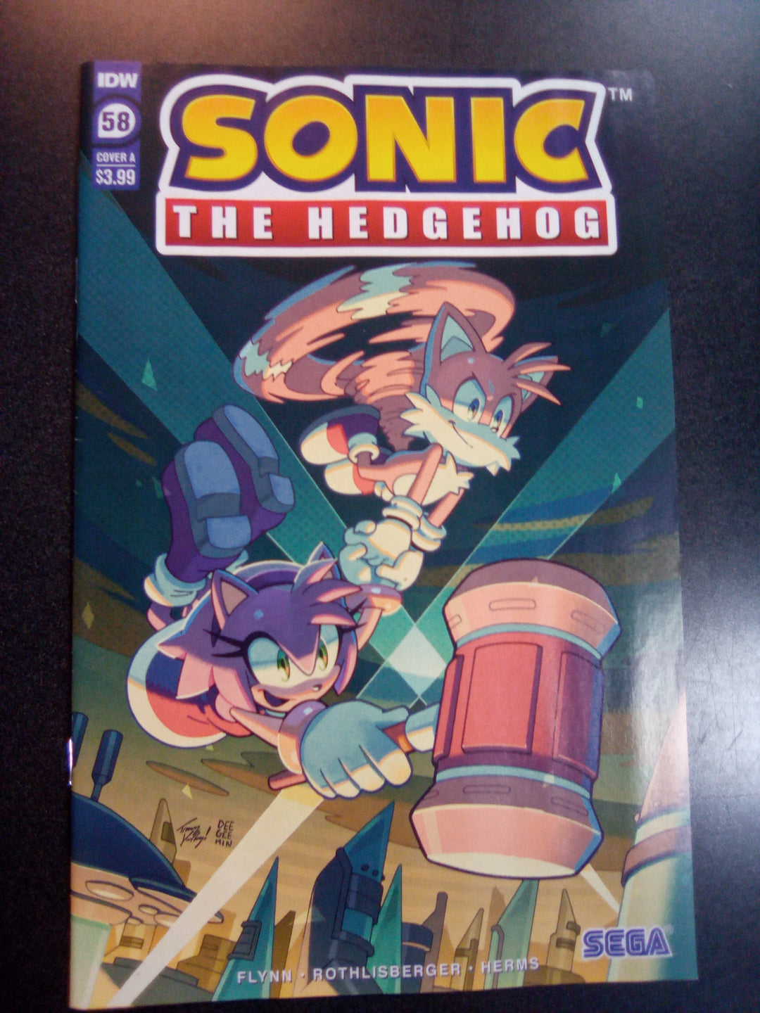 Sonic The Hedgehog #58 Cover A Yardley