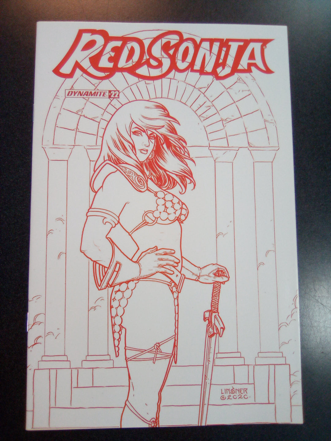 Red Sonja #22 1:25 Linsner Tint Foc Variant