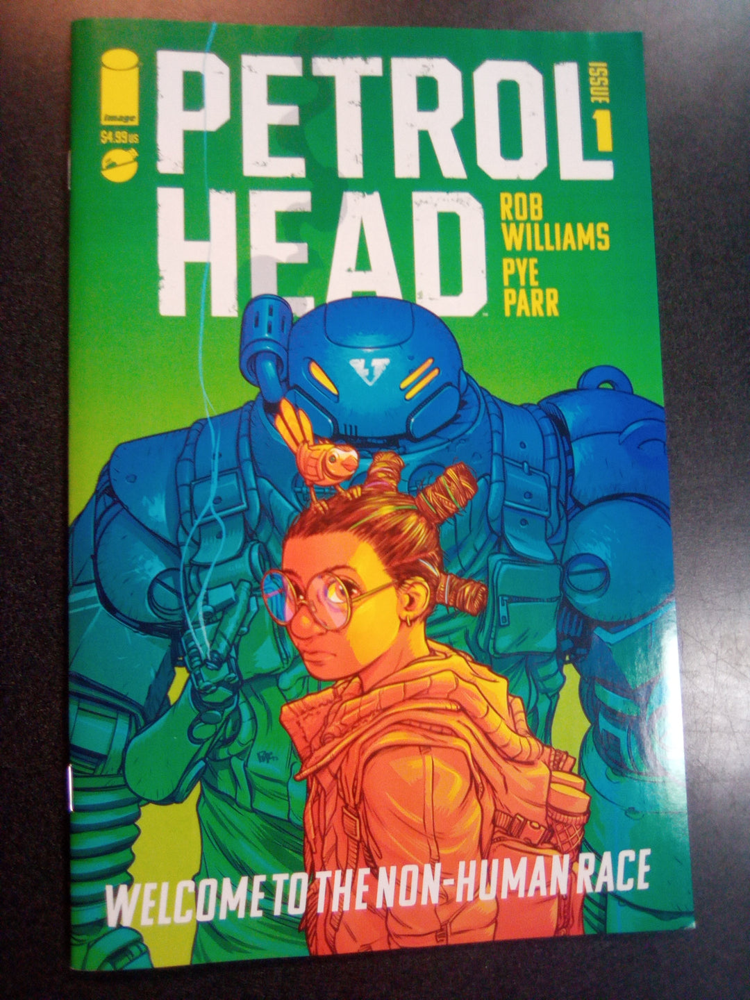 Petrol Head #1 Cover B Pye Parr Green Variant