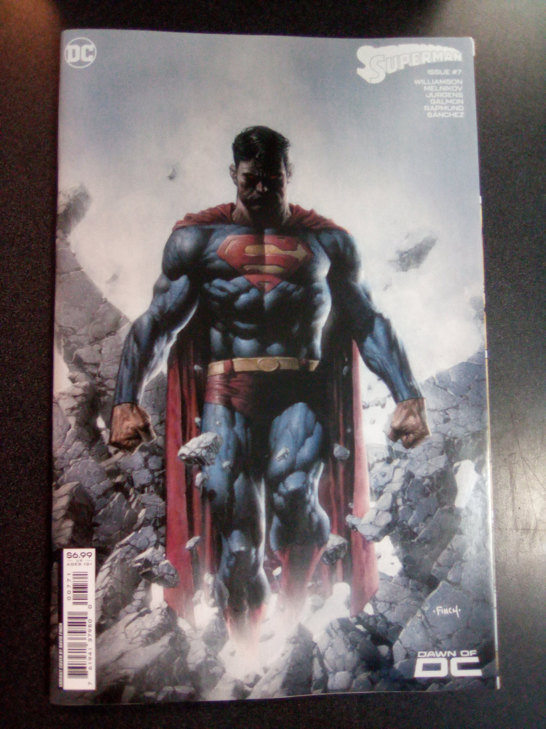 Superman #7 Cover E David Finch Card Stock Variant (#850)