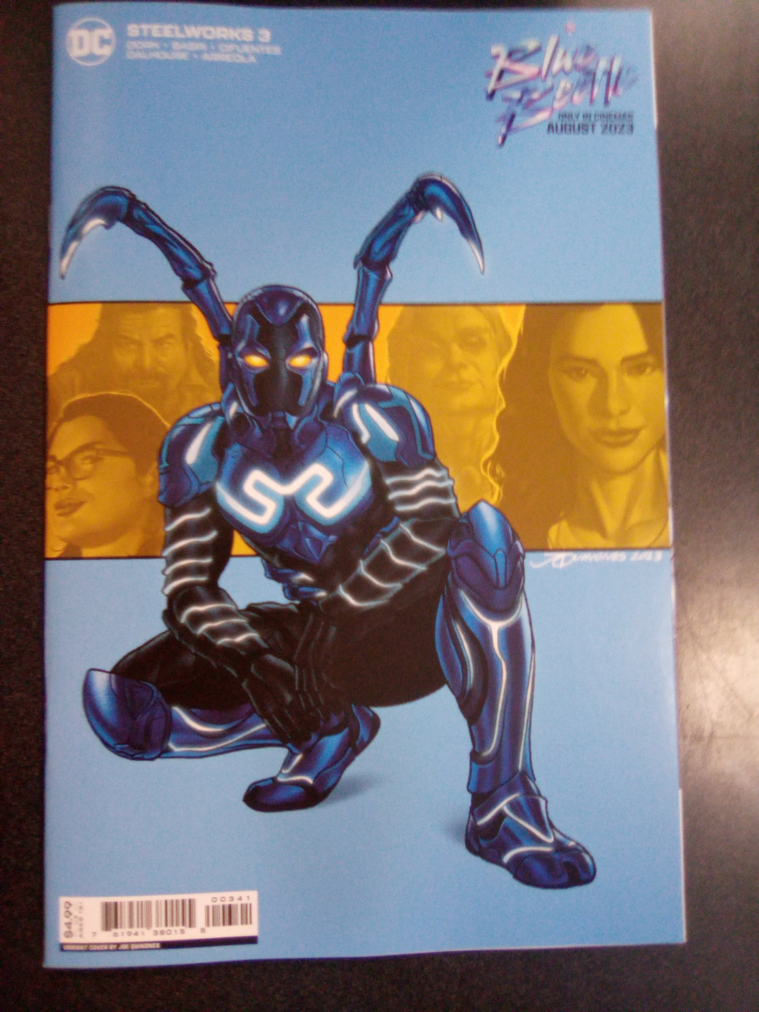 Steelworks #3 (Of 6) Cover C Joe Quinones Blue Beetle Movie Card Stock Variant