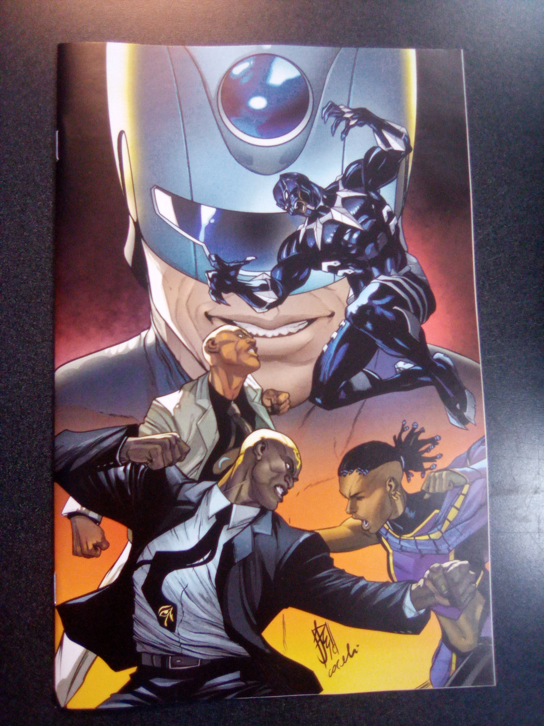 Ultimate Black Panther #2 Stefano Caselli Ratio 2nd Print Full Art Variant