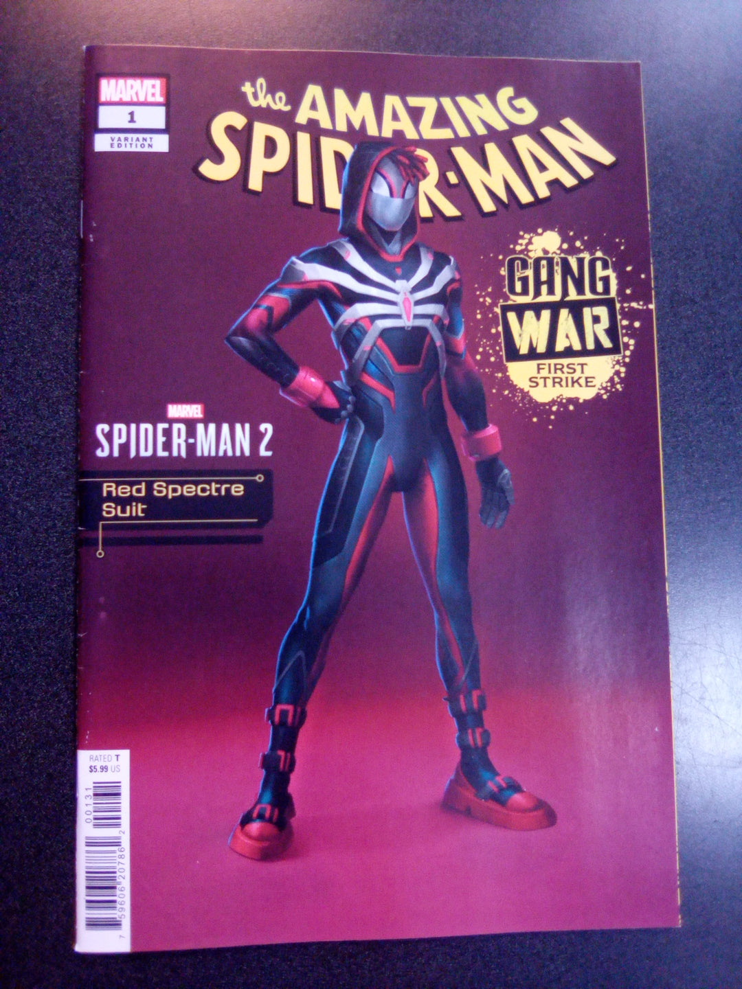 Amazing Spider-Man: Gang War First Strike #1 Red Spectre Suit Marvel'S Spider-Man 2 Variant [Gw]