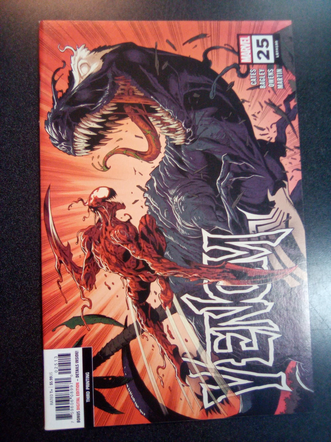 Venom #25 3rd Print Bagley Variant