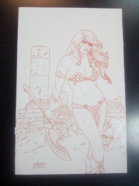 Red Sonja #19 1:30 Linsner Tint Virgin Foc Variant