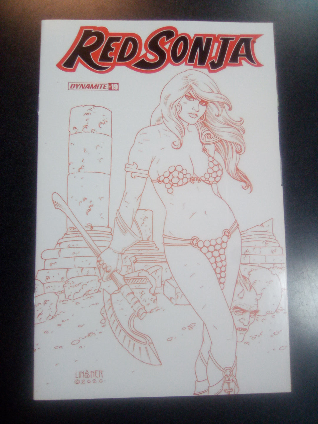 Red Sonja #19 1:25 Linsner Tint Foc Variant