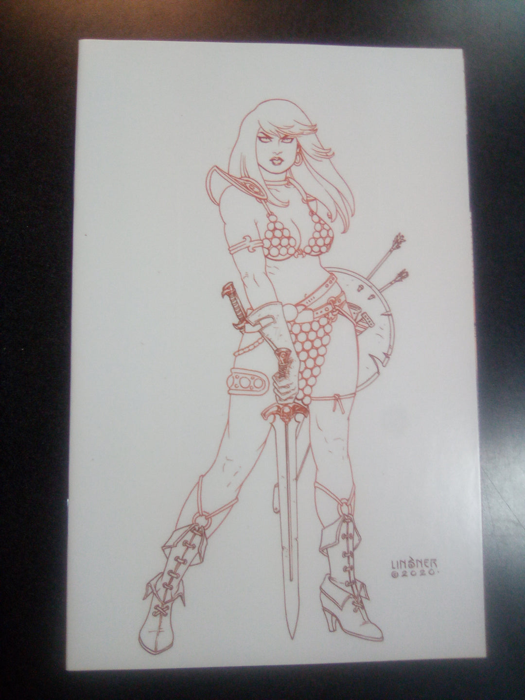 Red Sonja #18 1:30 Linsner Tint Virgin Foc Variant