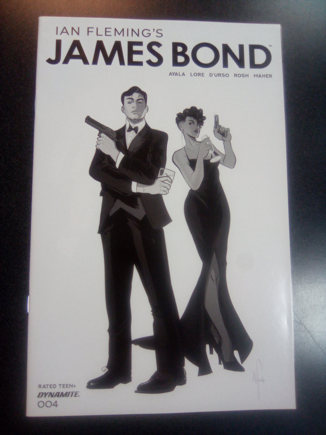 James Bond #4 1:20 Richardson B&W Tint Variant