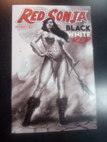 Red Sonja Black White Red #1 Cover K 50 Copy Variant Parrillo B&W