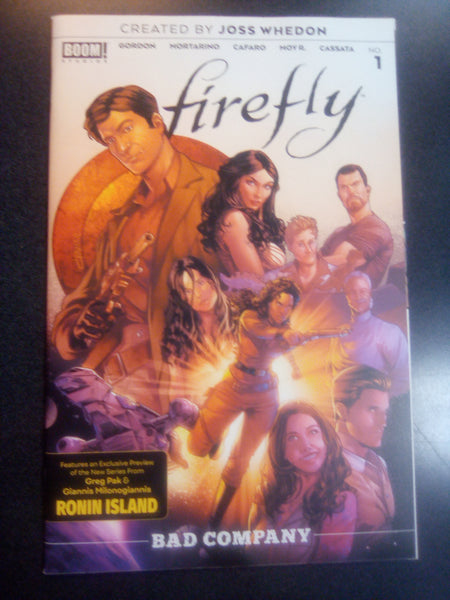 Firefly Bad Company #1 25 Copy Campbell Variant