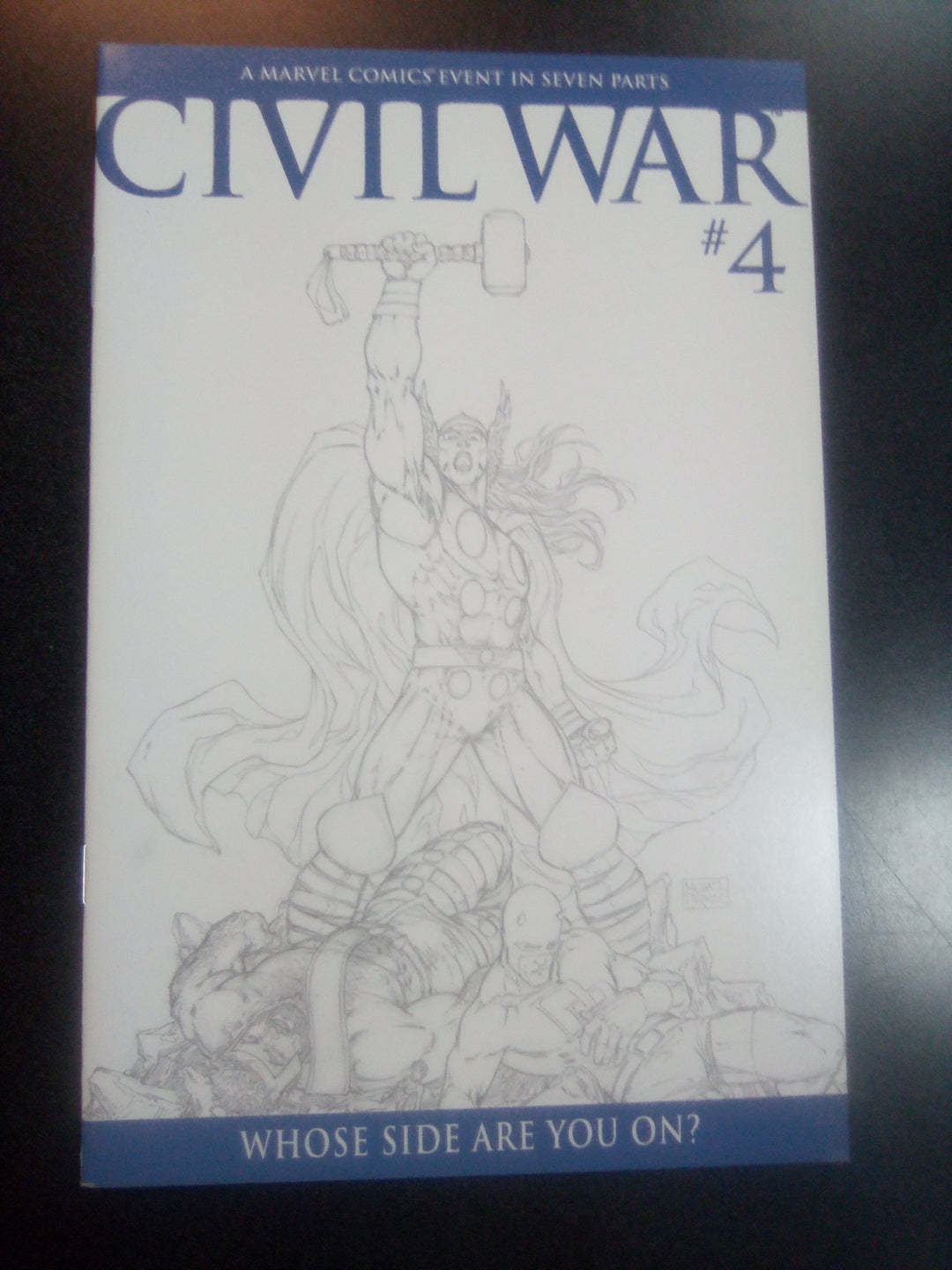 Civil War #4 1:75 Michael Turner Sketch Variant