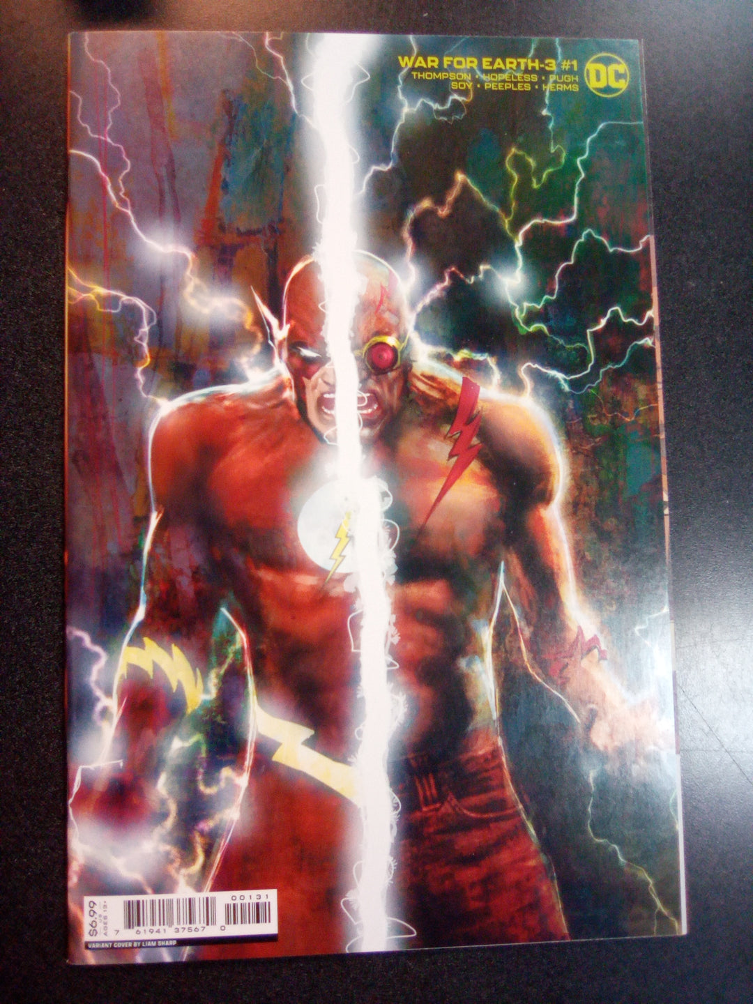 War For Earth-3 #1 (Of 2) Cover C 1 in 25 Liam Sharp Card Stock Variant