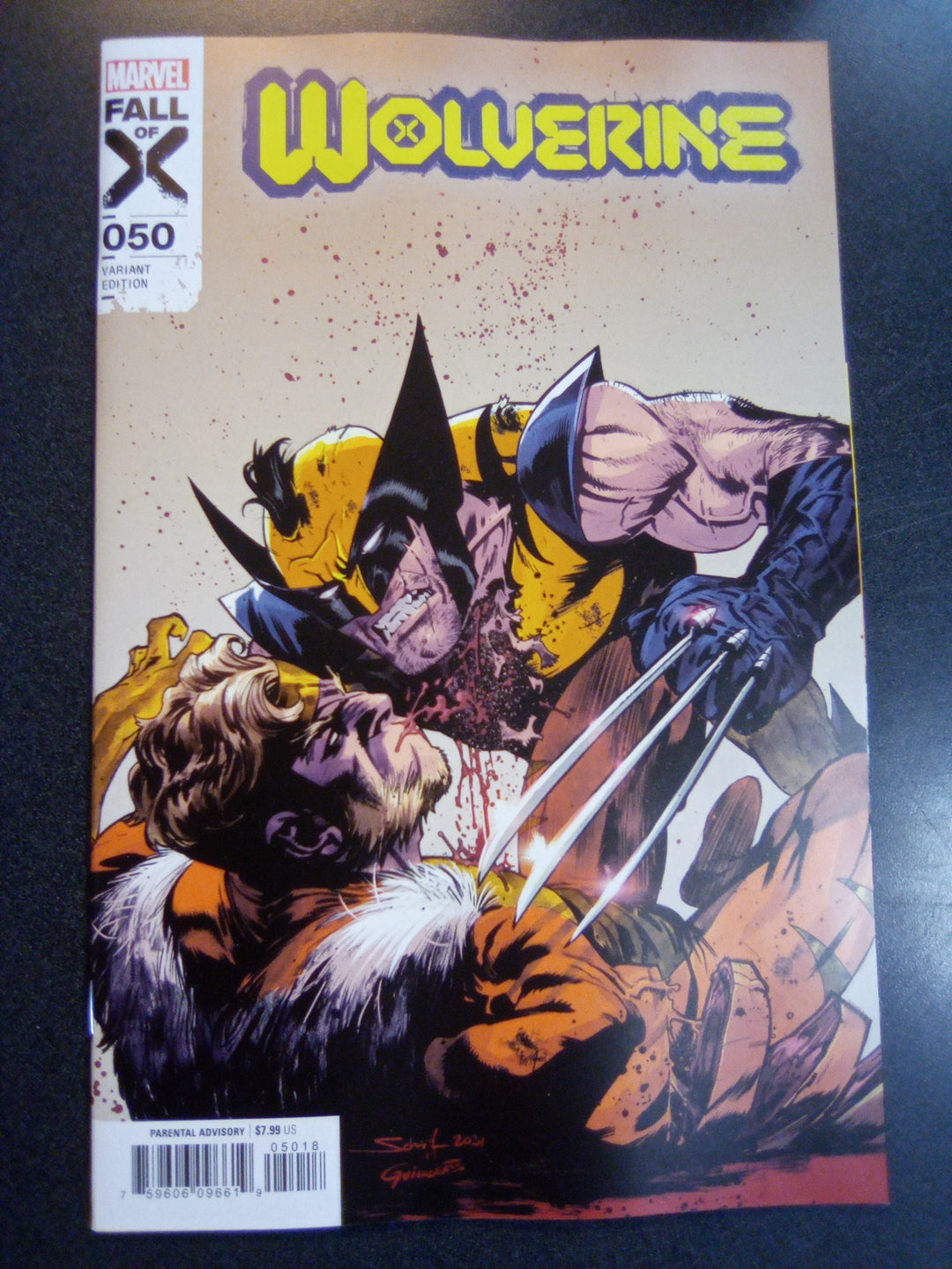 Wolverine #50 1:25 Jonas Scharf Variant