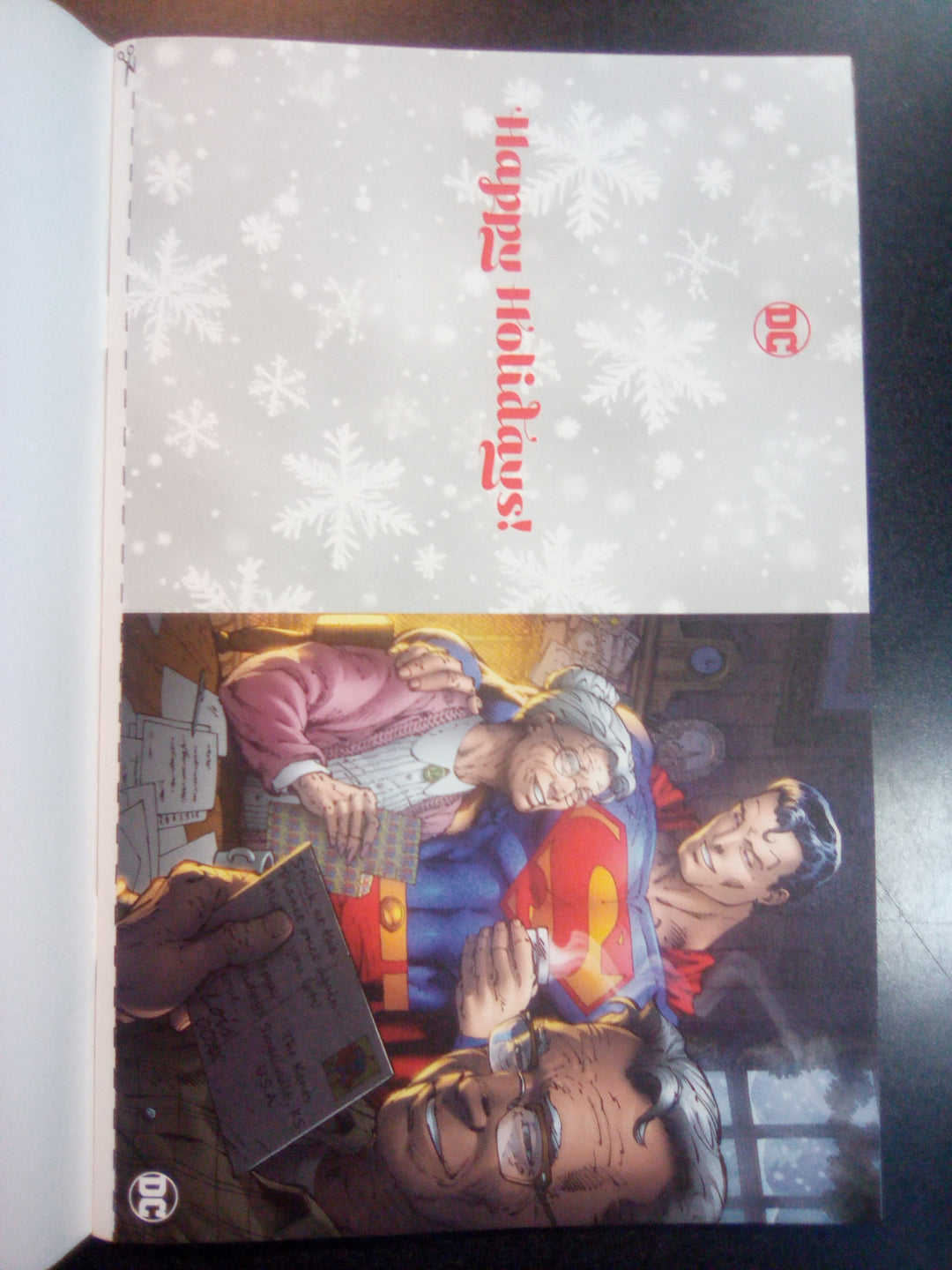 Superman #8 Cover D Jim Lee DC Holiday Card Special Edition Variant