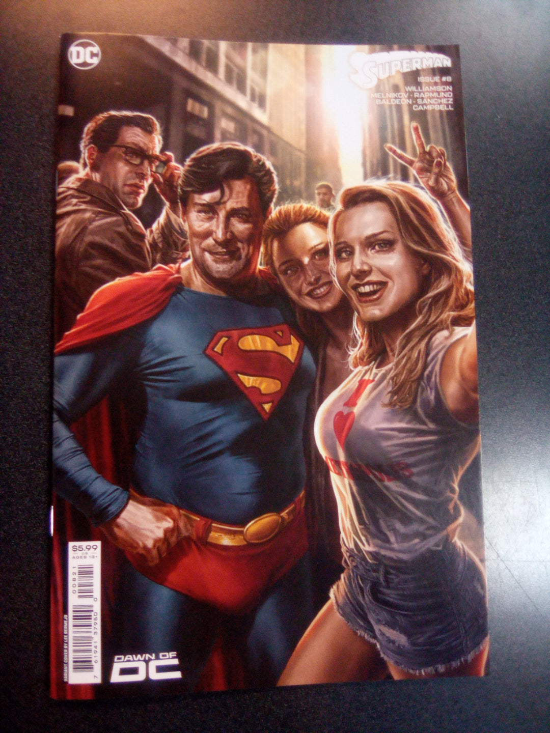 Superman #8 Cover B Lee Bermejo Card Stock Variant