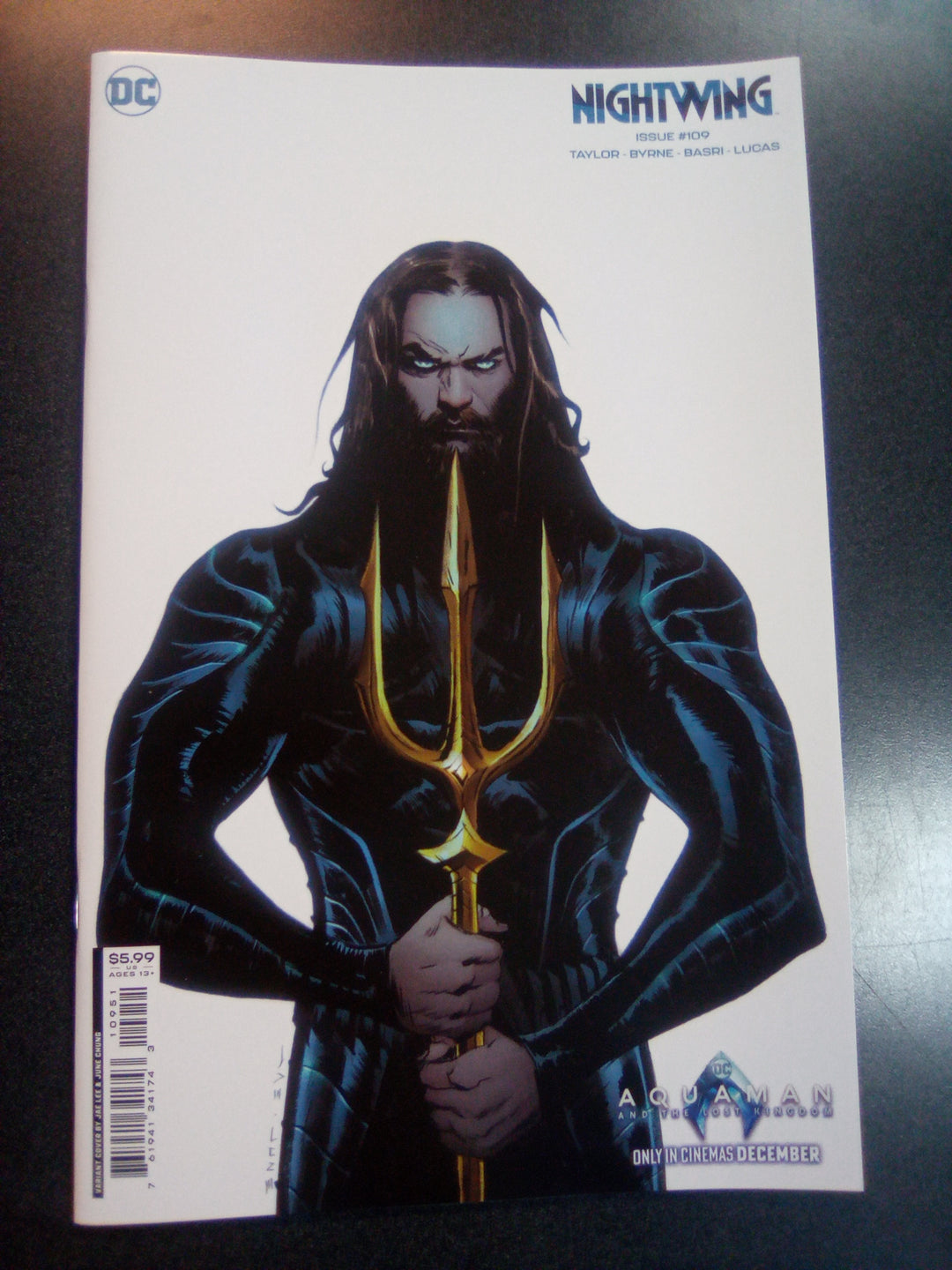 Nightwing #109 Cover D Jae Lee Aquaman And The Lost Kingdom Card Stock Variant (Titans Beast World)