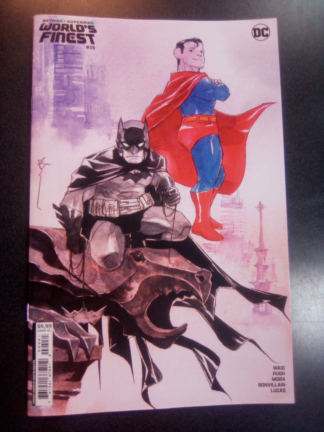 Batman Superman Worlds Finest #25 Cover C Dustin Nguyen Card Stock Variant